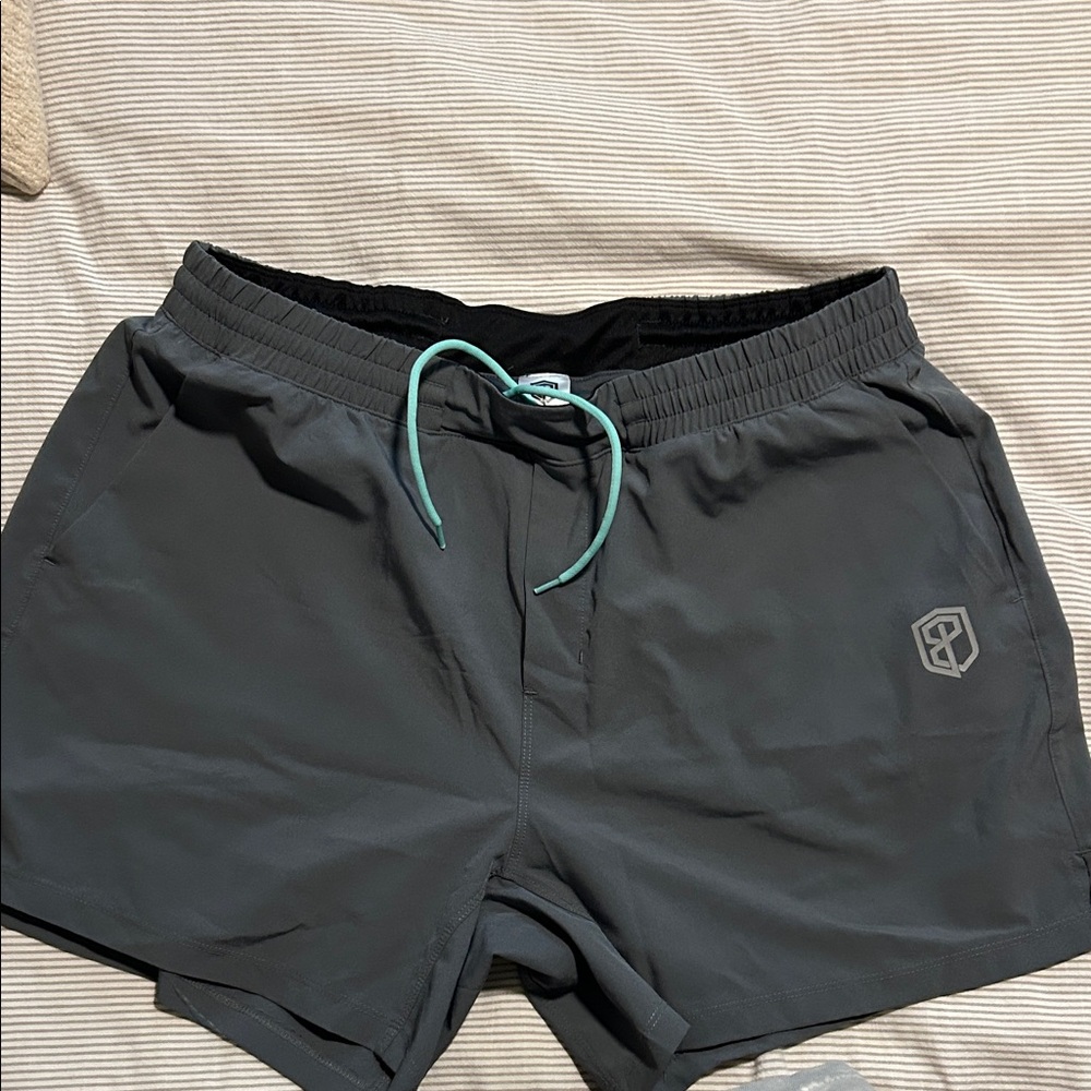 Born Primitive Charcoal Athletic Shorts